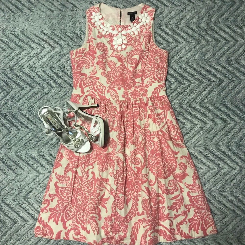 New Directions Pink/white Dress Sz 6